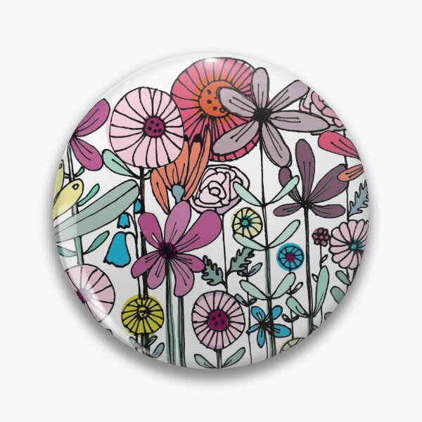 Item preview, Floral Daisy Linework drawing designed and sold by Sam Parr.