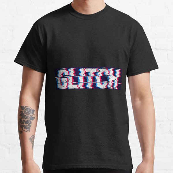 Glitched Off White Shirt Roblox Template