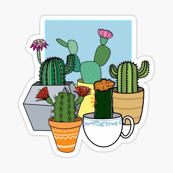 Blooming in the Desert Sticker