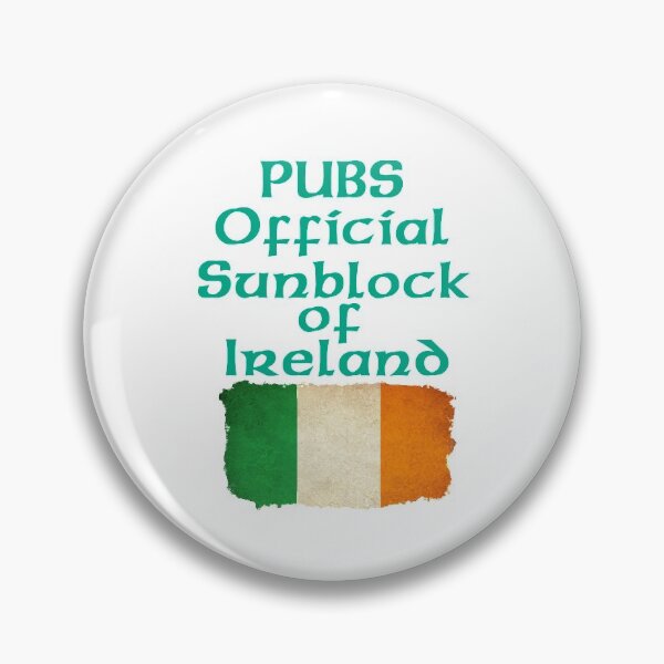 Item preview, Pubs the Official Sunblock of Ireland Funny Drinking Irish flag designed and sold by funnytshirtemp.