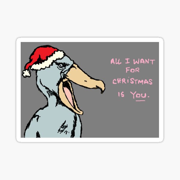 All I Want For Christmas Sticker