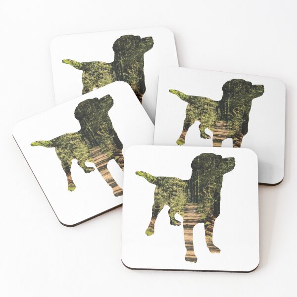 Item preview, Dog Forest Silhuette - Outdoor, Mountain, Hiking, Camping and Dog Lovers designed and sold by LookFrog.