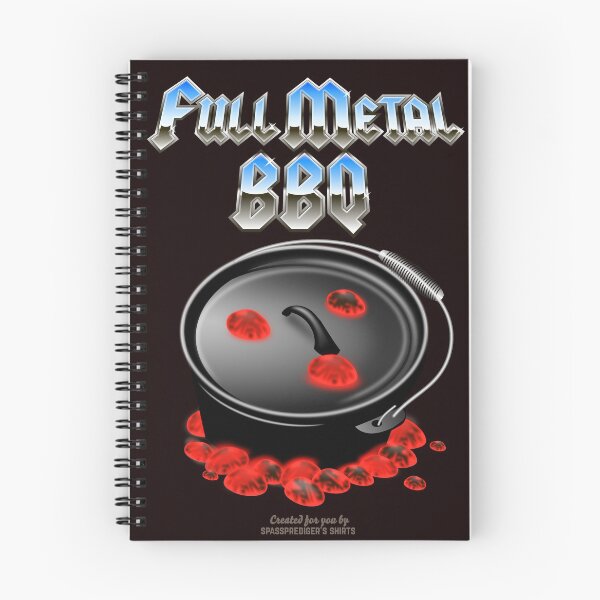 Item preview, Dutch Oven T Shirt Full Metal BBQ designed and sold by Spassprediger.