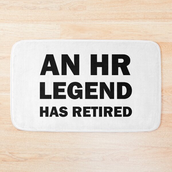 Item preview, HR Human Resources Legend Retired Retirement designed and sold by JustCreativity.