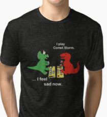 Dino League: Casting Comet Storm Tri-blend T-Shirt