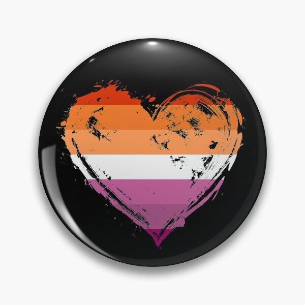 Item preview, Lesbian Pride Colors Heart Flag designed and sold by brightgift.