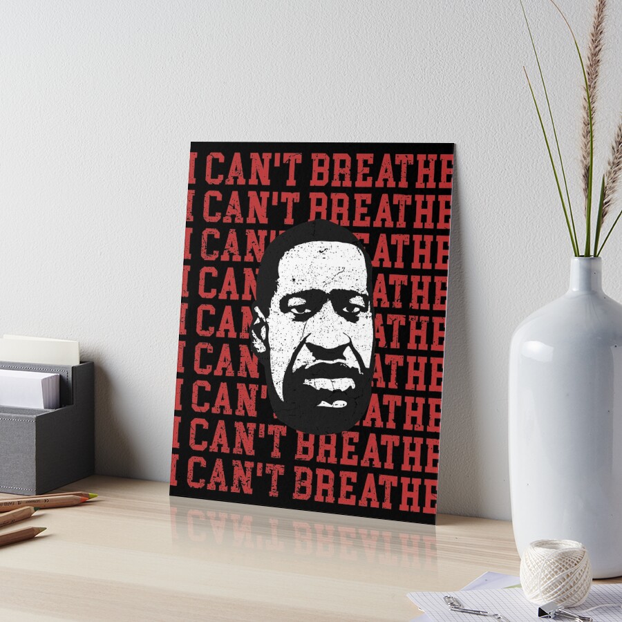 George Floyd I can't breathe distressed design 