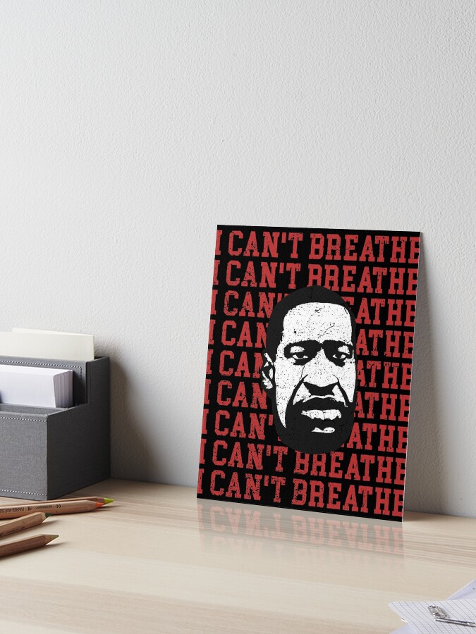 George Floyd I can't breathe distressed design 