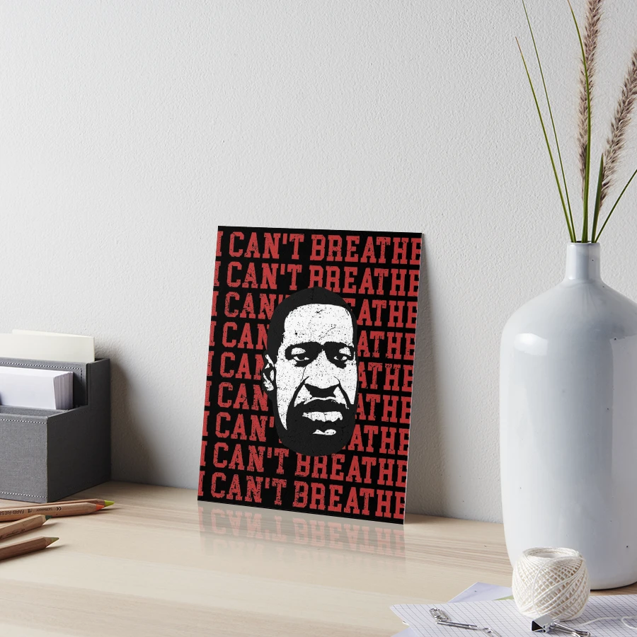 George Floyd I can't breathe distressed design 
