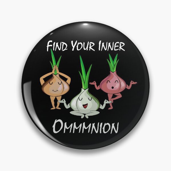 Item preview, Yoga find your inner onion ommnion v1w designed and sold by BLucknerDesign.