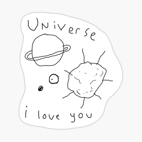 Item preview, Universe I love you designed and sold by EshaGupta.