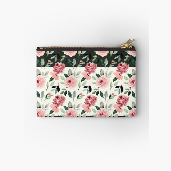 Item preview, Floral Black & White Stripes designed and sold by DragonFroot.
