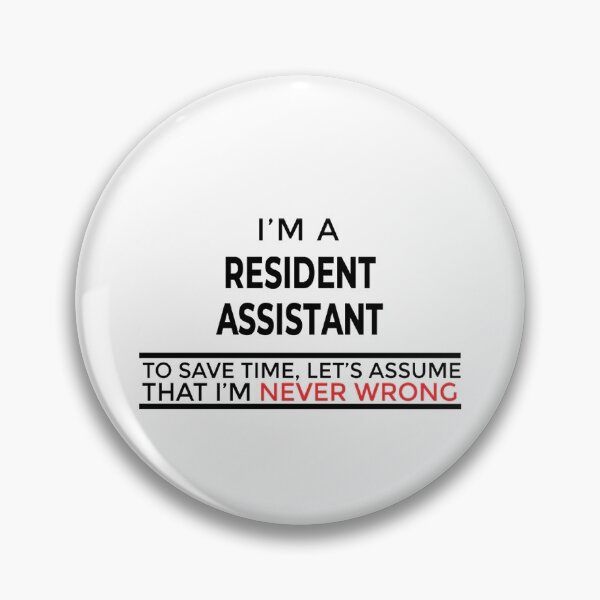 Item preview, Resident Assistant Birthday Christmas Gift/Present designed and sold by CreaComMerch.