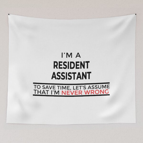 Item preview, Resident Assistant Birthday Christmas Gift/Present designed and sold by CreaComMerch.
