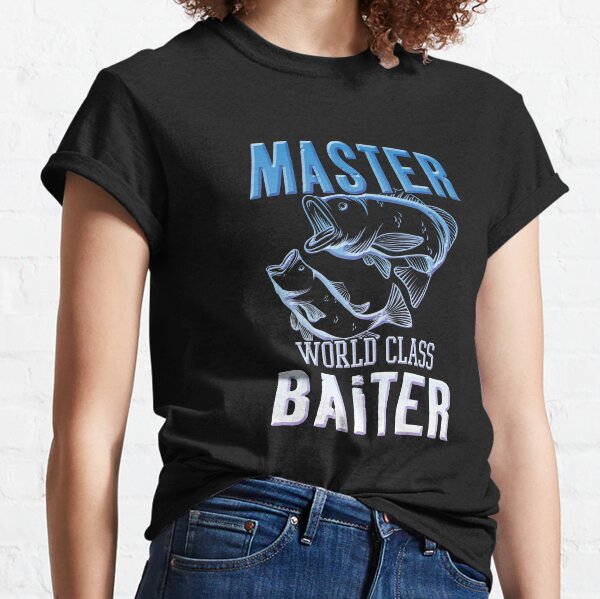  Funny Fishing Master Baiter Joke Mens Graphic T Shirt Tees  Black : Clothing, Shoes & Jewelry