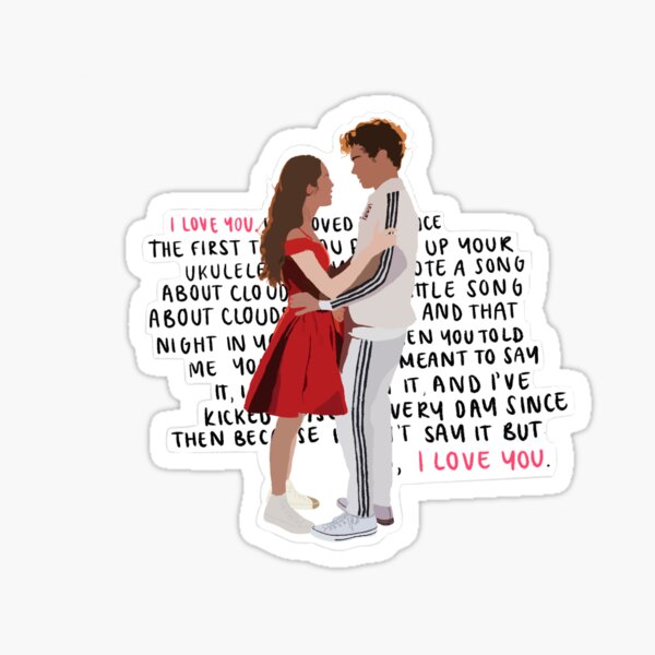 “I love you speech” from hsmtmts Sticker