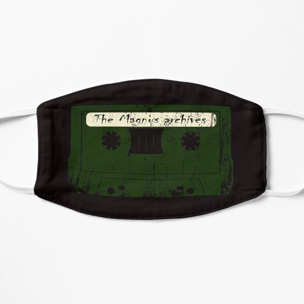 the magnus archives cassette tape Flat Mask
