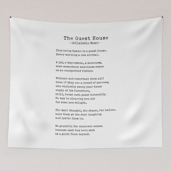 Item preview, The Guest House Poem designed and sold by corbrand.