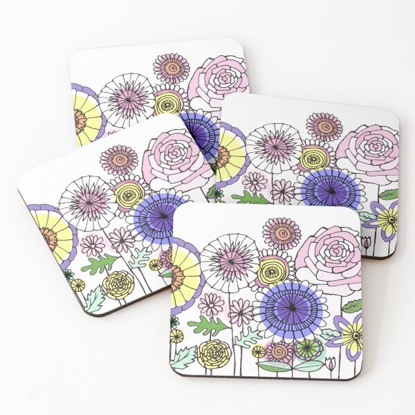 Item preview, Floral Rose linework drawing designed and sold by Sam Parr.