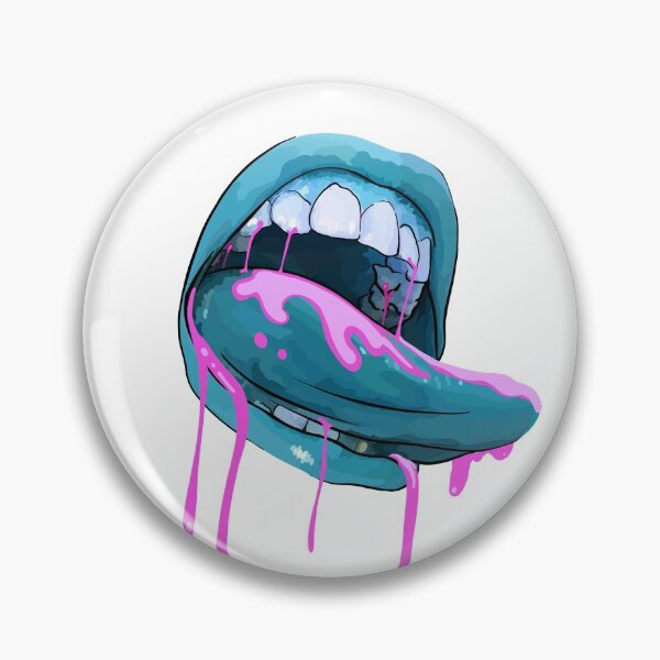 Item preview, Candy Mouth Blue 2 designed and sold by LeonLambyArt.