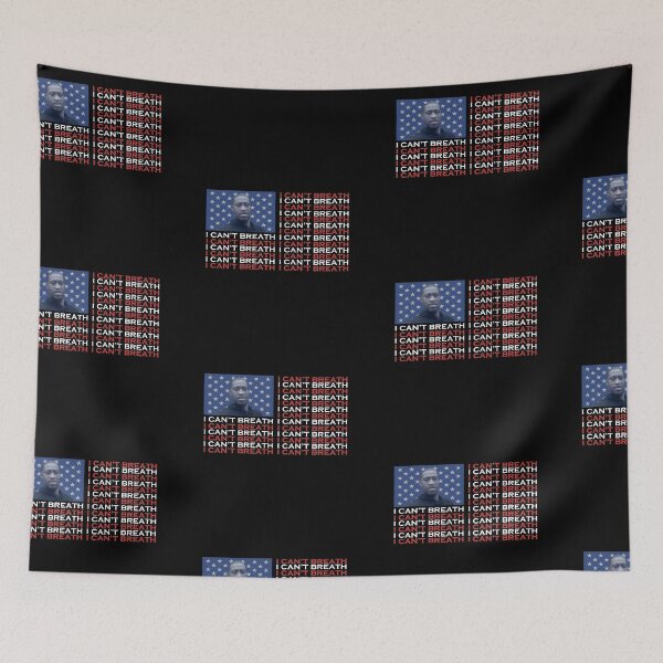 Item preview, George Floyd Can't Breath USA Flag designed and sold by docBrown00.