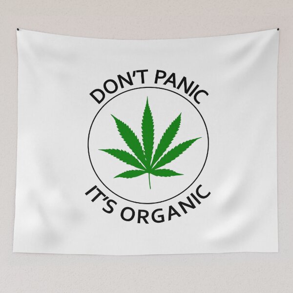 Item preview, Don't Panic It's Organic designed and sold by GeeklyShirts.
