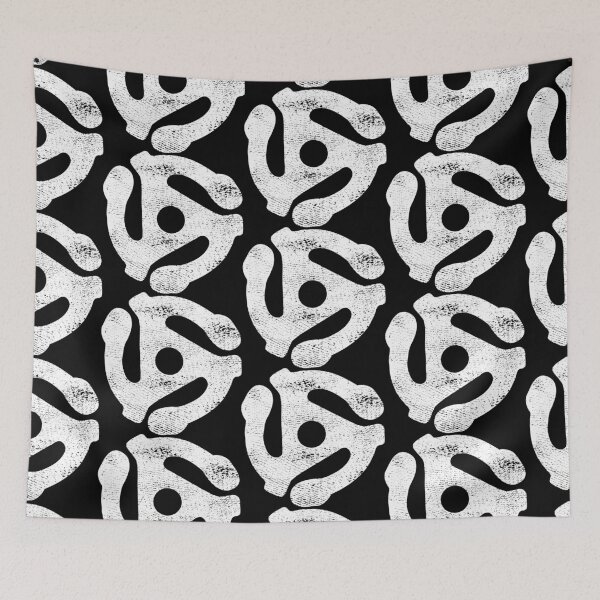 Item preview, Audiophile 45 Adapter (white distressed design) designed and sold by siggyspatsky.