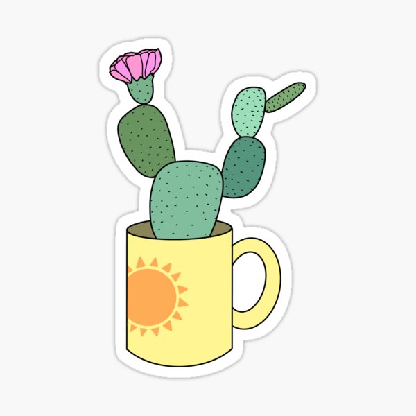 Sunshine Cactus Sticker