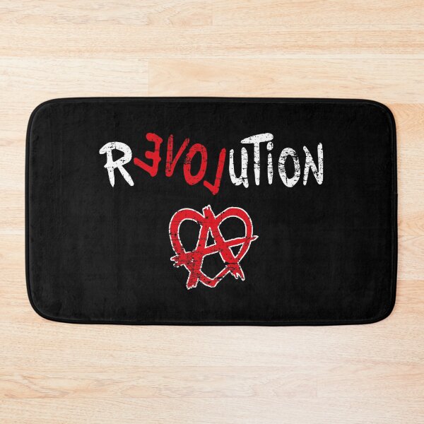 Item preview, love revolution love anarchy heart designed and sold by Spoox.