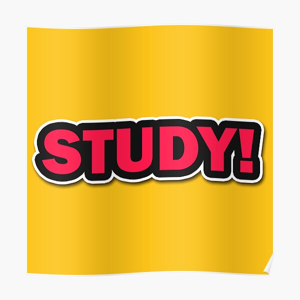 Study Motivation Posters Redbubble