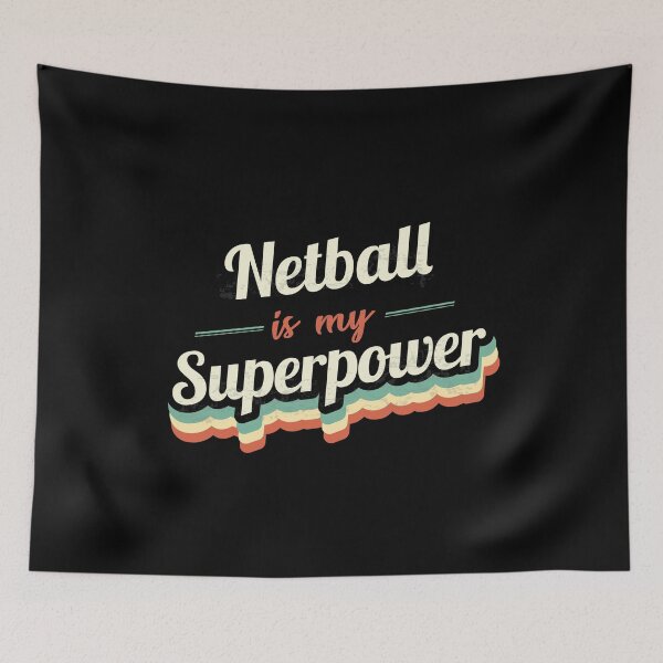 Item preview, Netball is my Superpower  designed and sold by Custom365.