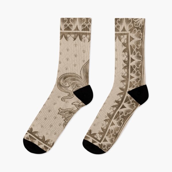 Item preview, Fleur-de-lis - Pastel Gold designed and sold by k9printart.