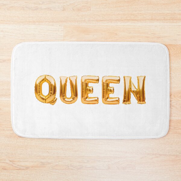 Item preview, Golden word QUEEN made of inflatable balloons designed and sold by Magryt.