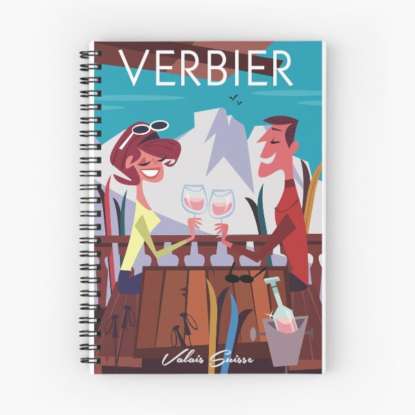 Item preview, Verbier ski poster designed and sold by Gary Godel.