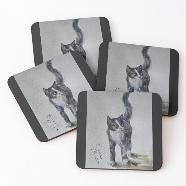Item preview, Black cat watercolor for exclusive items. designed and sold by Elena Reutova.
