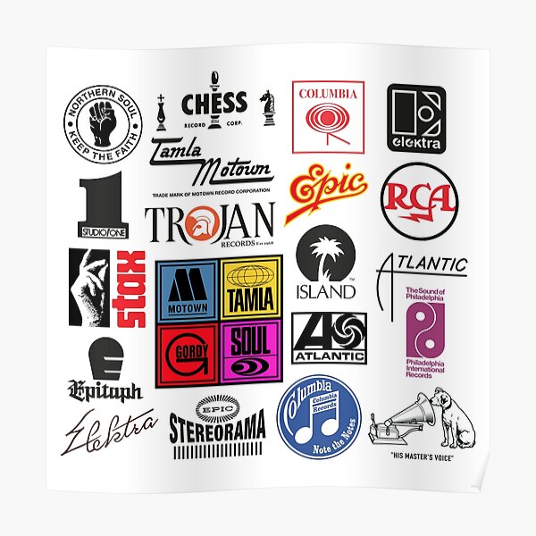 music label Poster