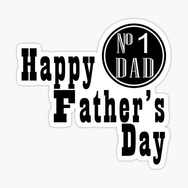 Number 1 Dad Stickers Redbubble