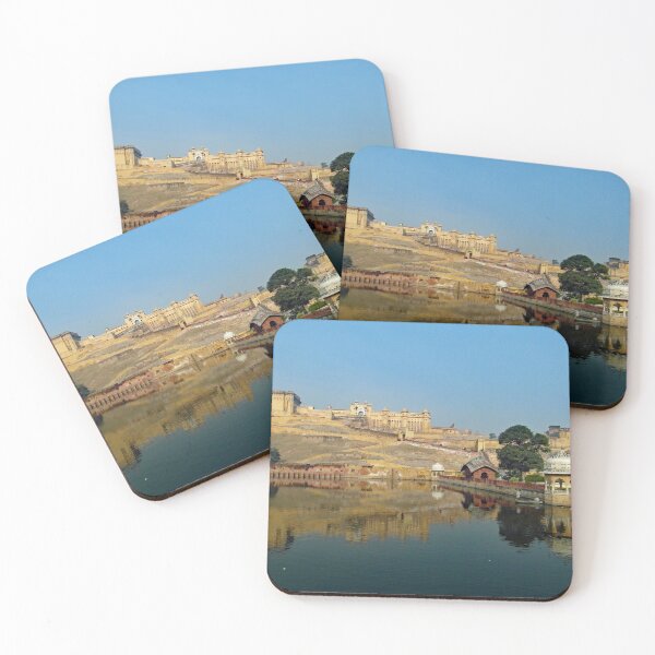 Item preview, Amber Fort in Jaipur reflected in Maotha Lake designed and sold by cuisinecat2.