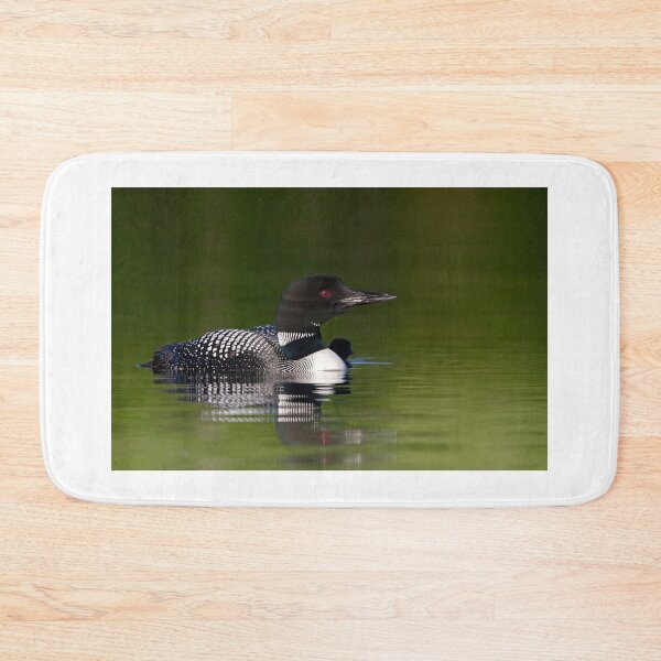 Item preview, By her side - Common loon and chick designed and sold by James Cumming.