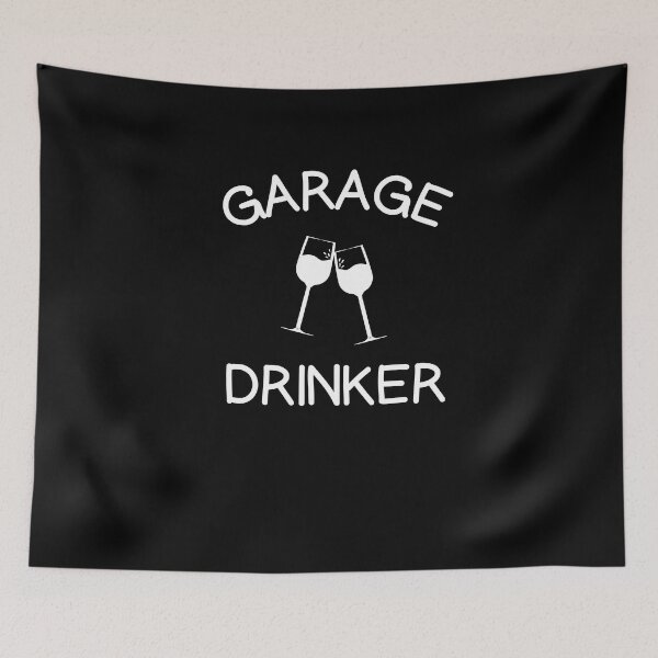 Item preview, Garage Drinker designed and sold by Merch By ika.