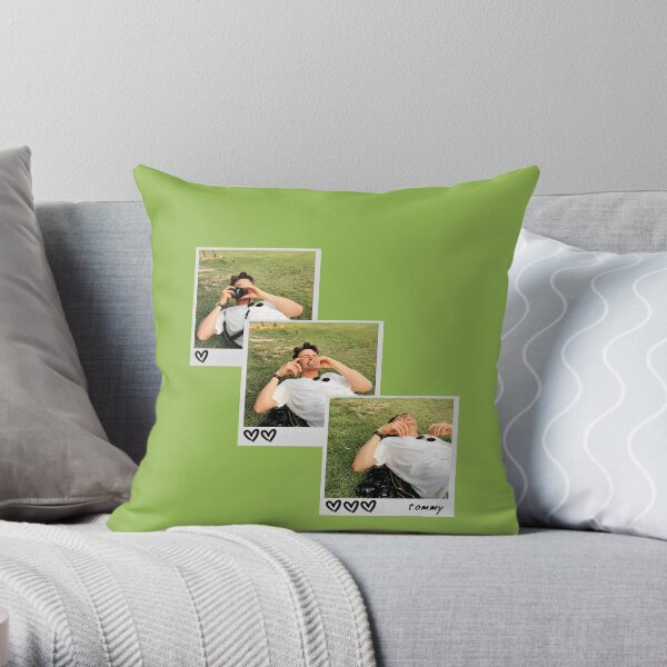 Thomas Doherty Polaroid Throw Pillow