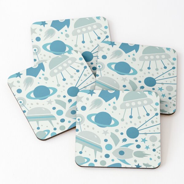Item preview, Space Rockets Planets UFOs Comets designed and sold by BluePlanet.