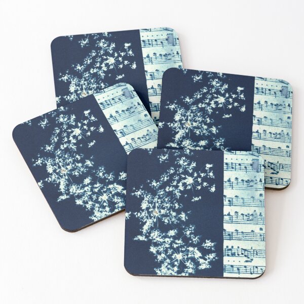 Item preview, Botanical blue floral Cyanotype print 23 designed and sold by KasparekFineArt.