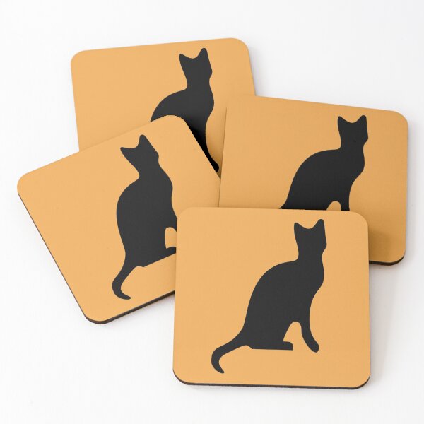 Item preview, Black Cat Smooth Silhouette Cut Out designed and sold by taiche.