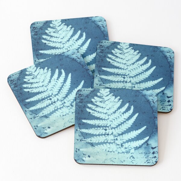 Item preview, Botanical blue floral Cyanotype print 24 designed and sold by KasparekFineArt.
