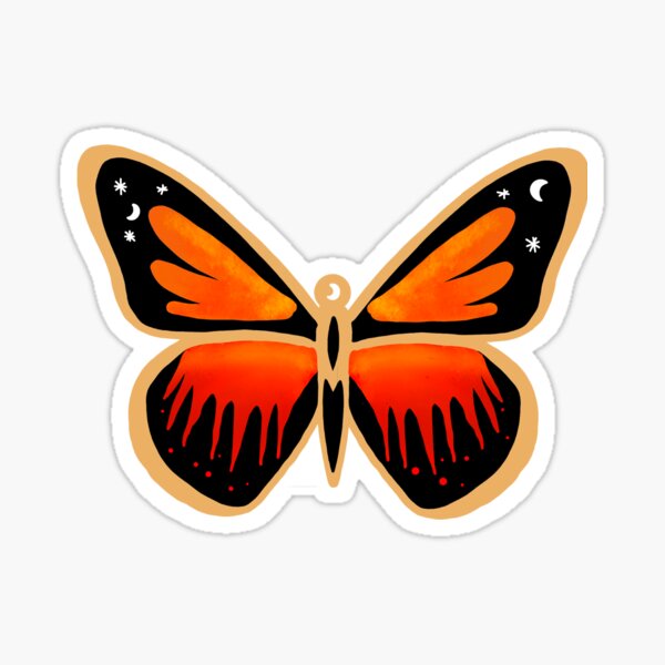 Poisonous butterfly Sticker