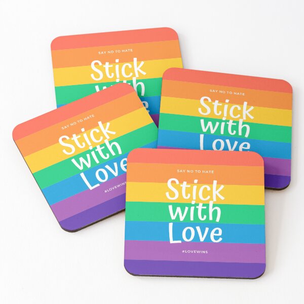 Item preview, Stick With Love - Say No To Hate designed and sold by mydoodlesateme.