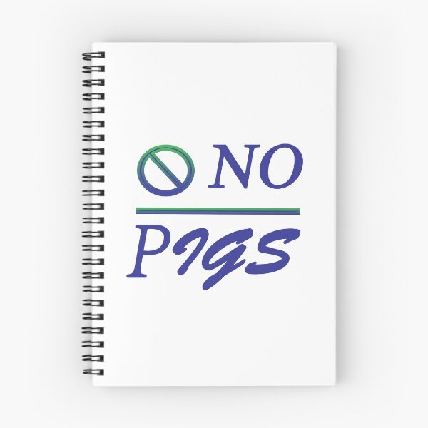 Item preview, No Pigs T-Shirt designed and sold by YA45 Store.