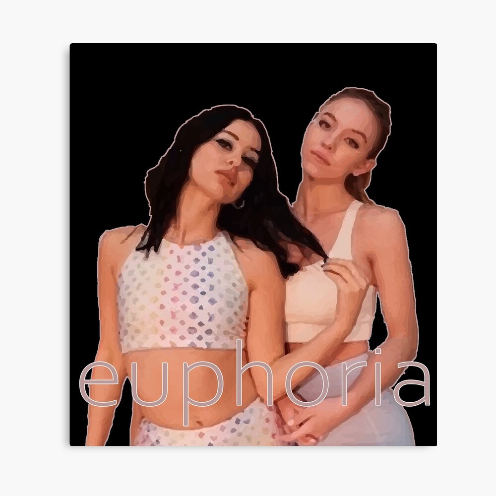 Euphoria Maddy and Cassie fan art Throw Pillow for Sale by JuliaJulia123