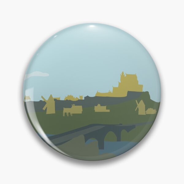 Item preview, Skyrim Whiterun Landscape Vector Artwork designed and sold by Tamriel's Wanderer.